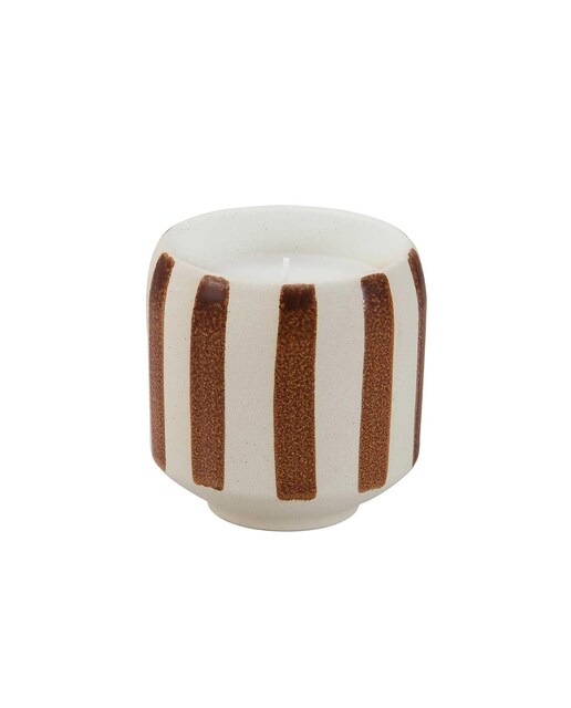 Vela cerámica puglia 11x11cm