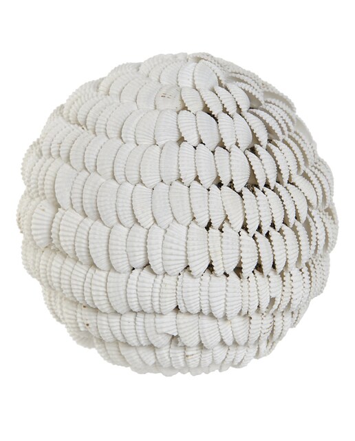 Imagen 0 de Bola decoracion conchas plastico 12x12x12