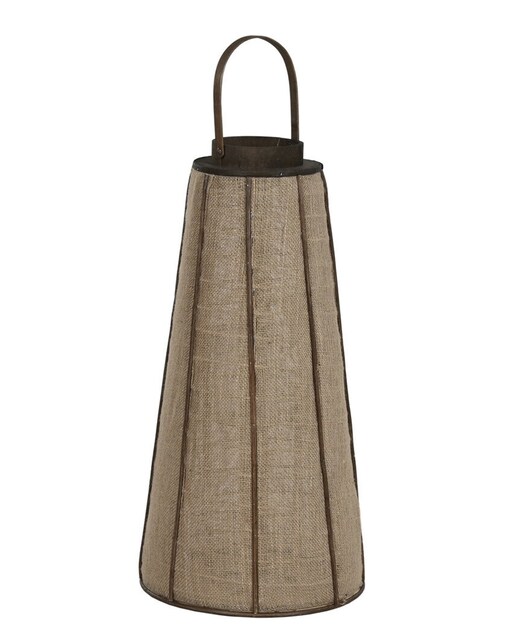 Imagen 0 de Portavela yute bambu 33,5x33,5x81