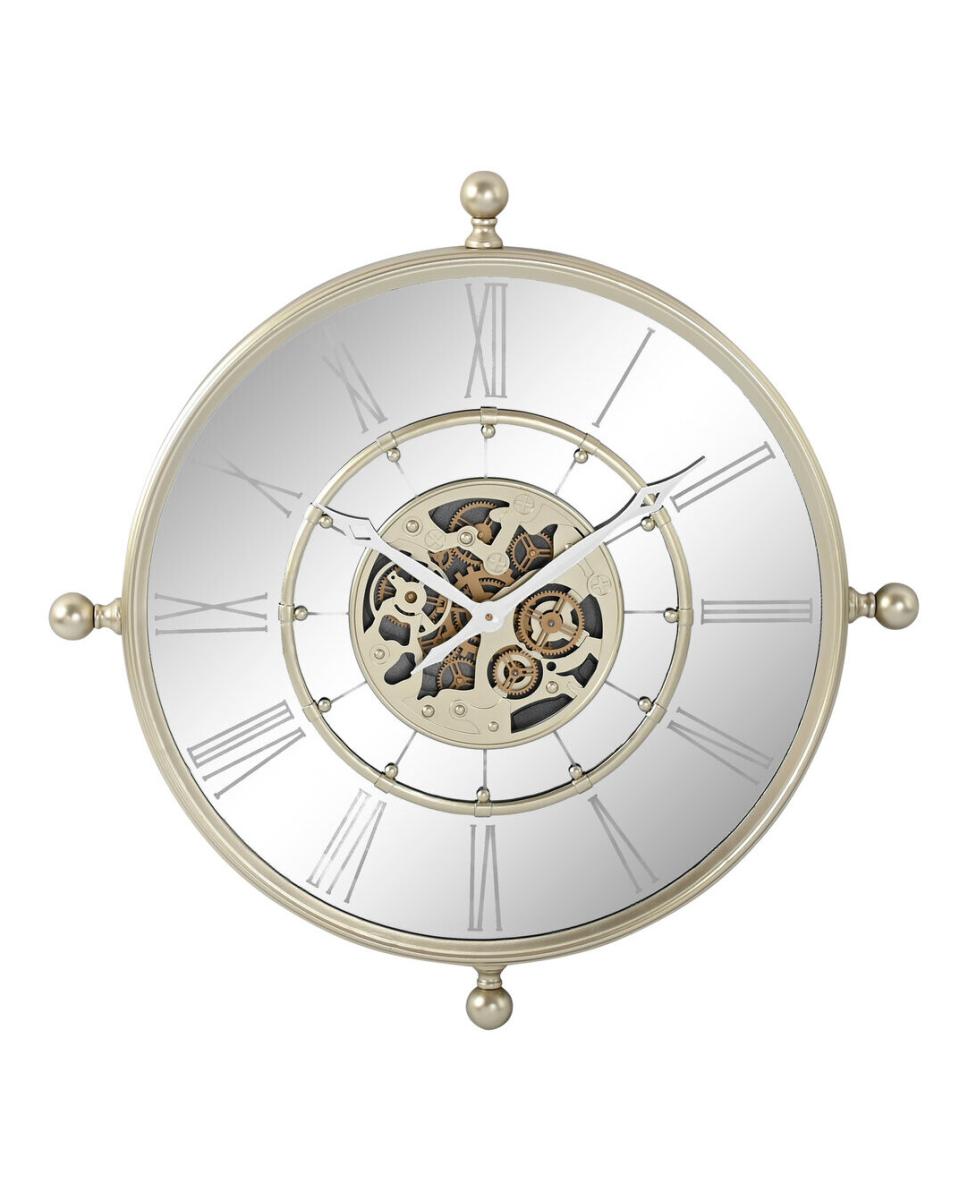 Imagen 0 de Reloj pared hierro espejo 67x8x67 movimiento