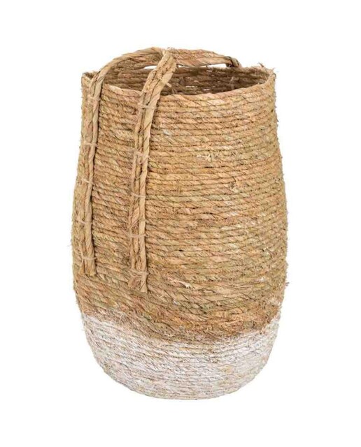 Imagen 0 de Capazo de fibra tejido artesanal