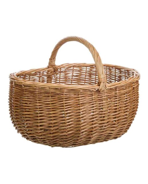 Imagen 0 de Cesta de mimbre buff