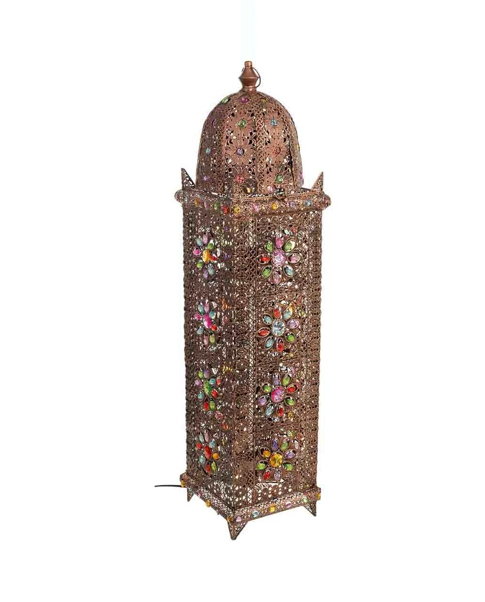 Imagen 0 de Lámpara de metal con cristal acrílico de colores ideal para añadir un toque colorido y contemporáneo a tu decoración