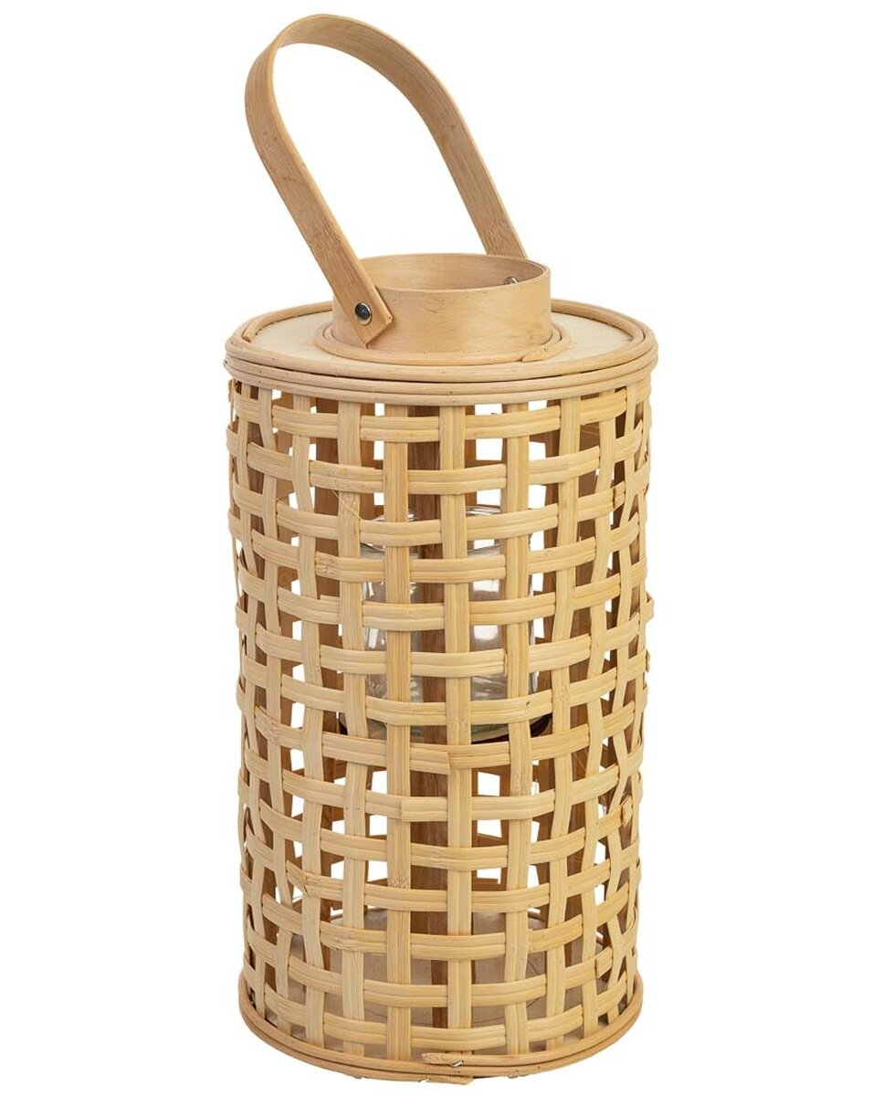 Imagen 0 de Farol de bambú con recipiente