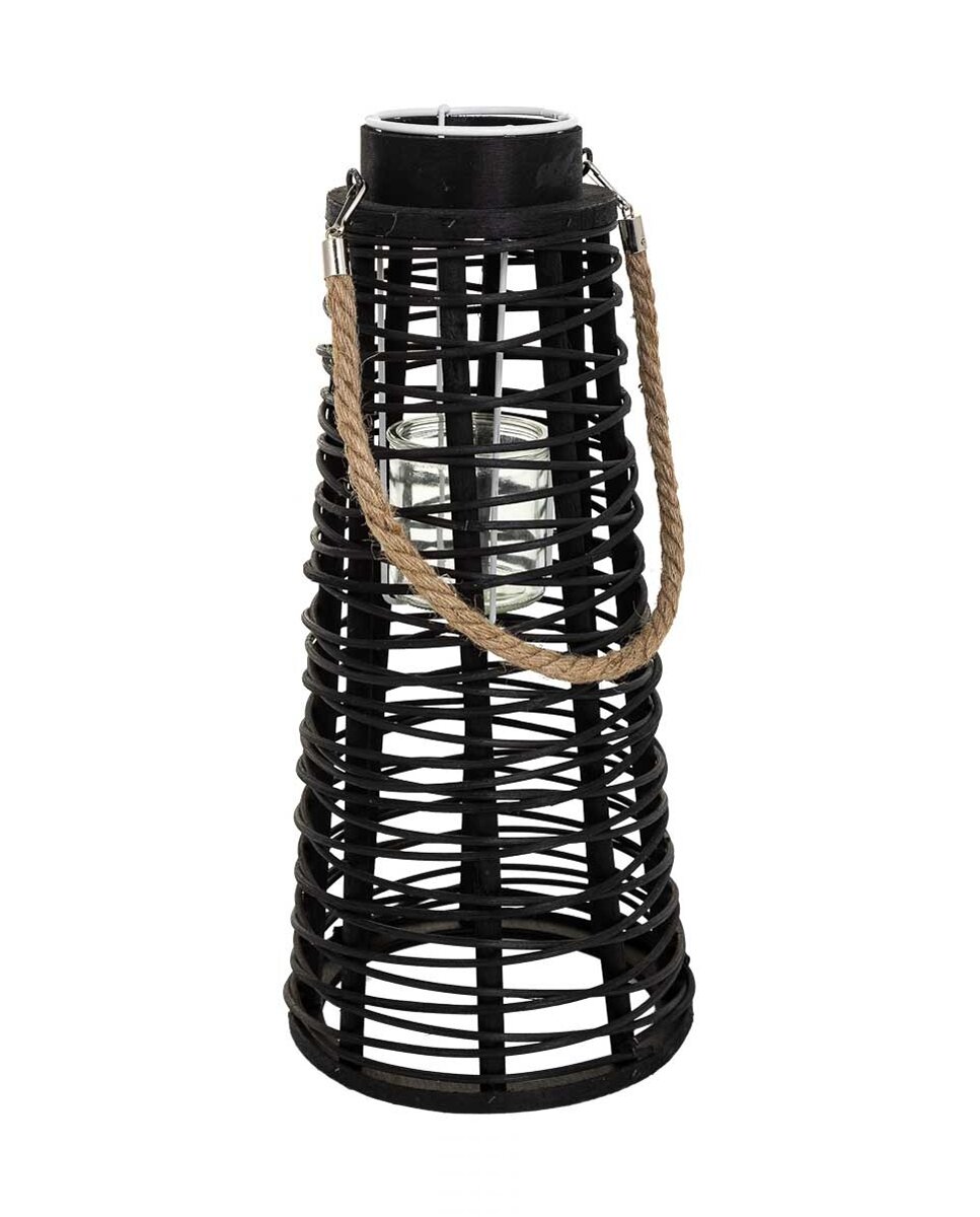 Imagen 0 de Farol portavelasde ratán
