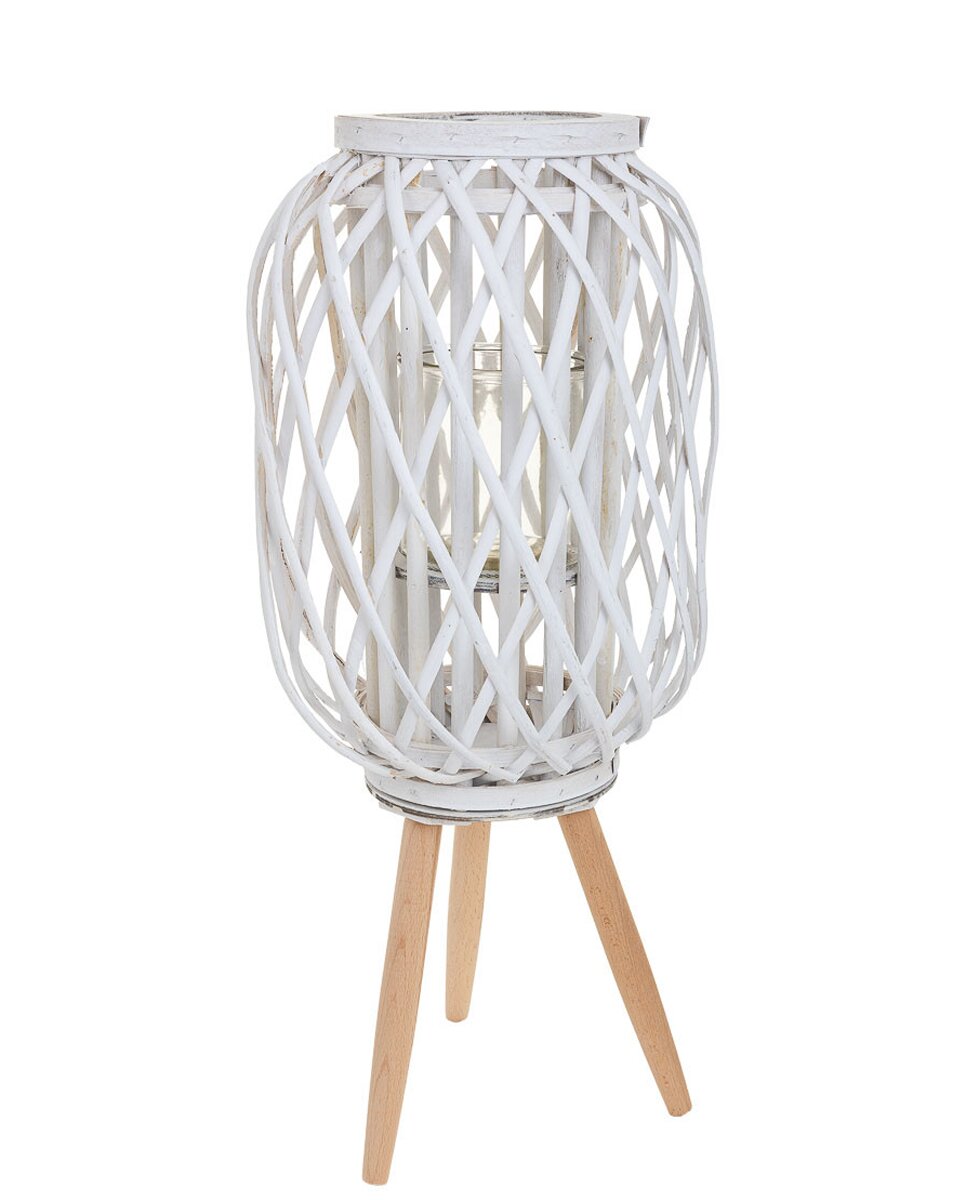 Imagen 0 de Farol portavelasde mimbre