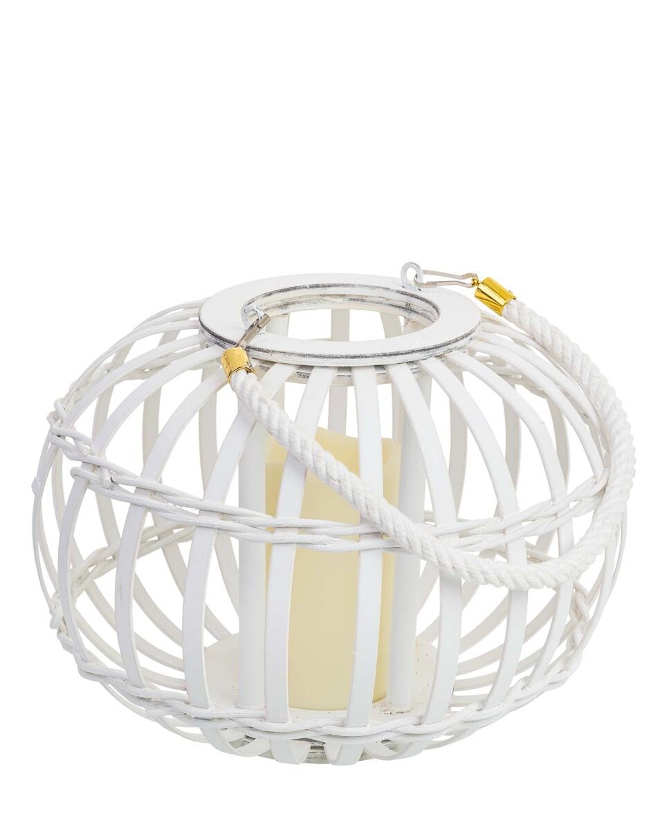 Imagen 0 de Farol de bambú y madera
