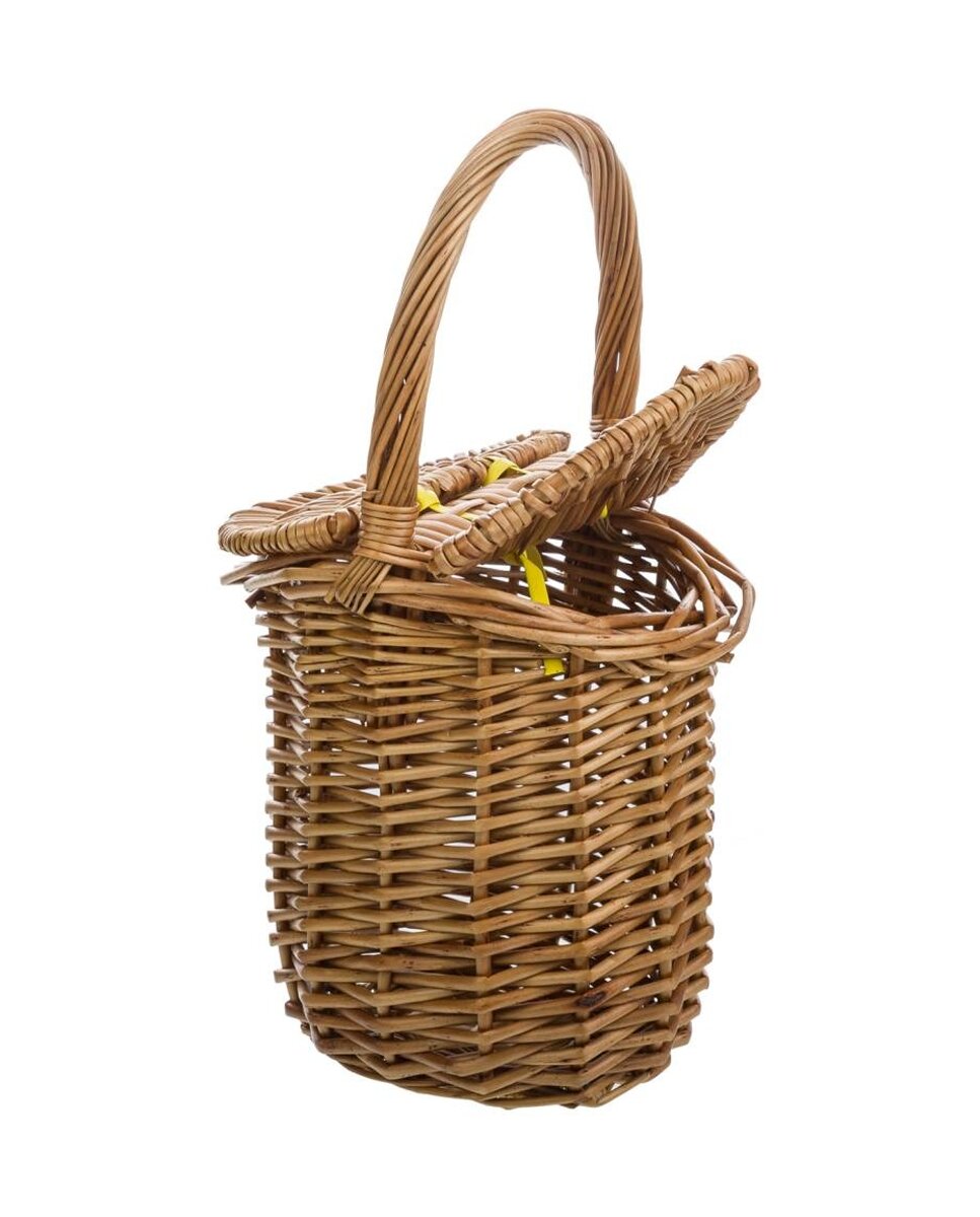Imagen 0 de Cesta con tapas de mimbre