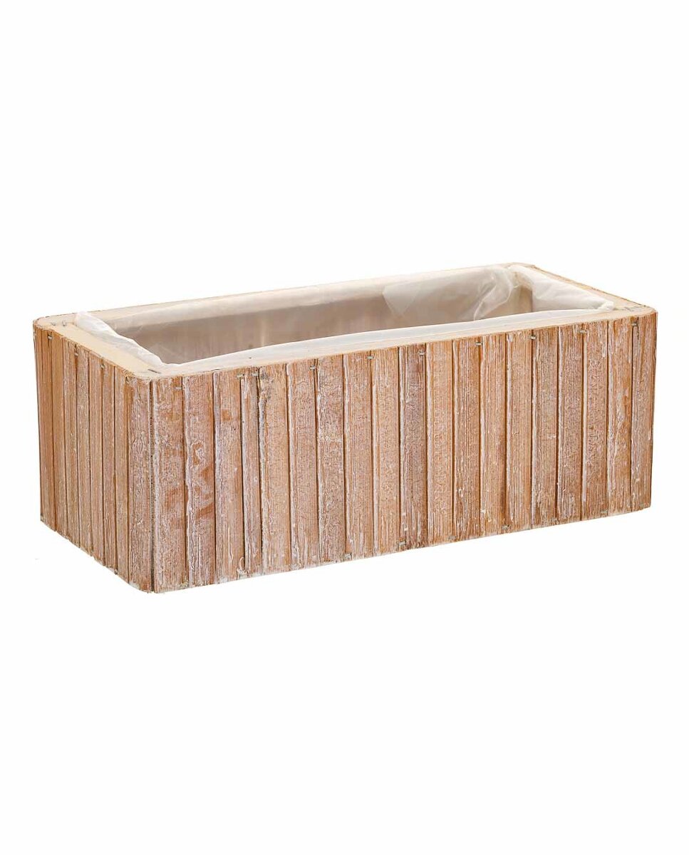 Imagen 0 de Cesto rectangular de madera