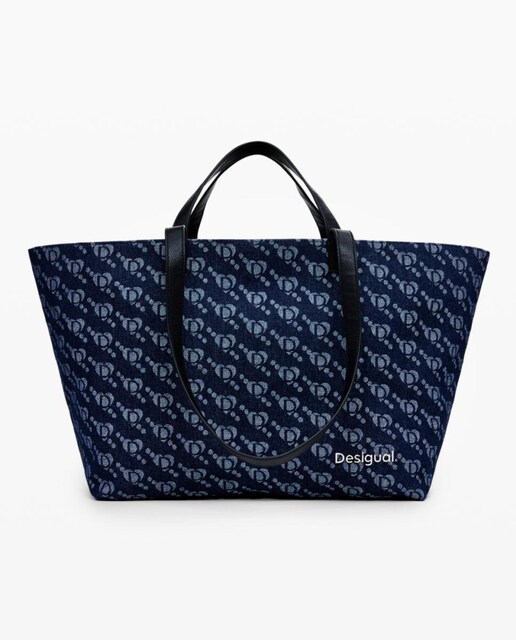Imagen 0 de Bolsa shopper logo Desigual de mujer