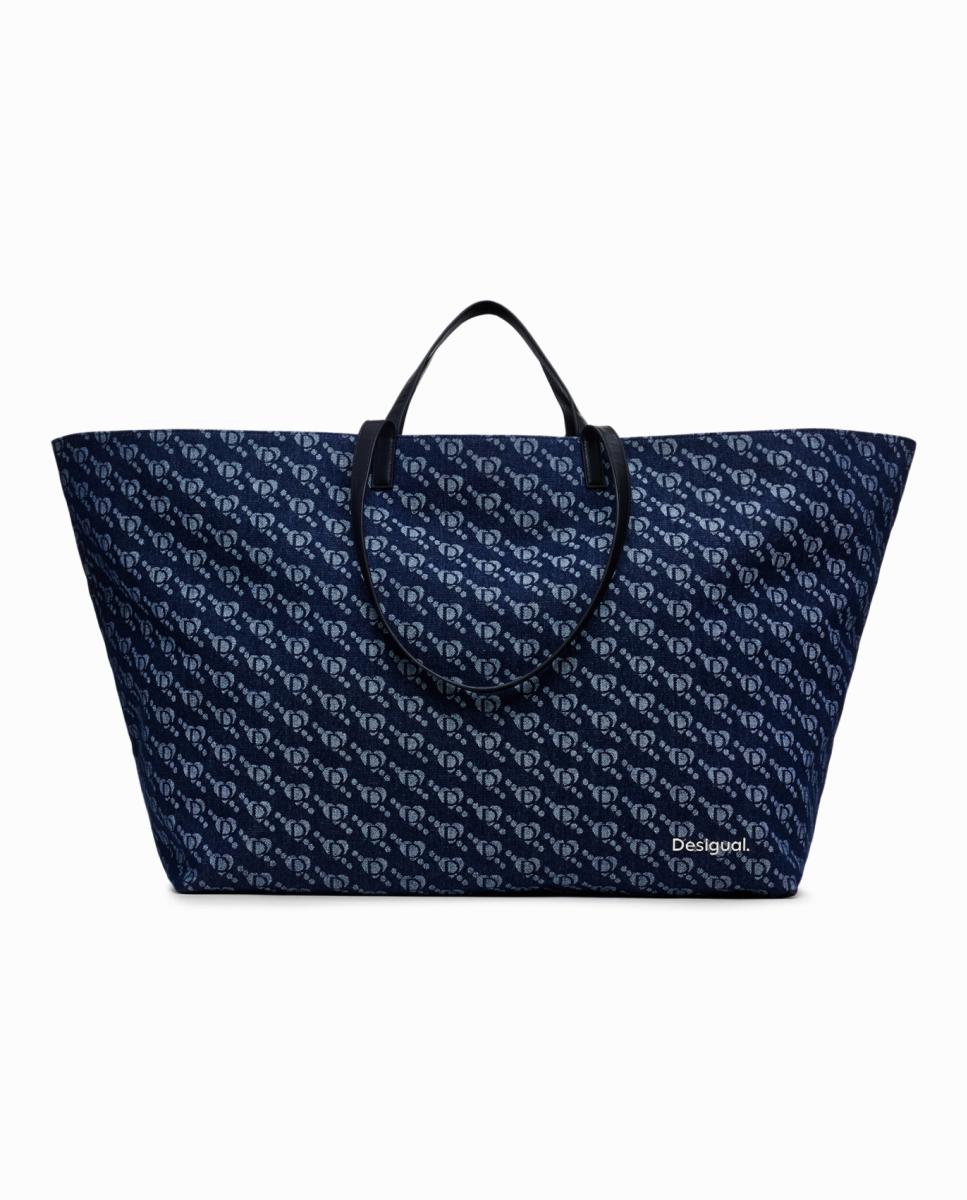 Imagen 0 de Bolsa shopper logo Desigual de mujer