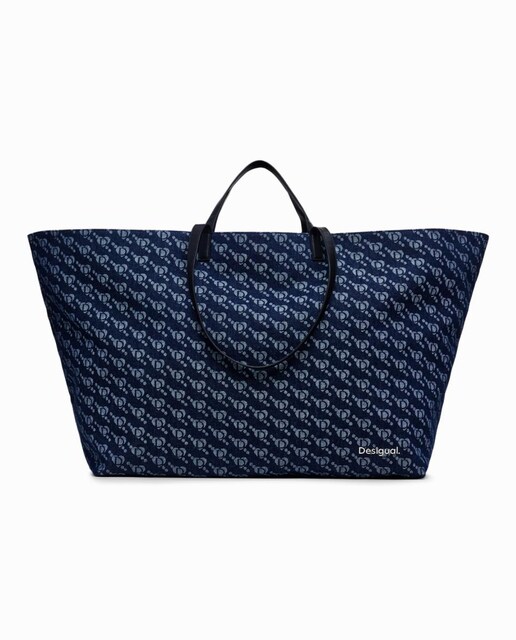 Imagen 0 de Bolsa shopper logo Desigual de mujer
