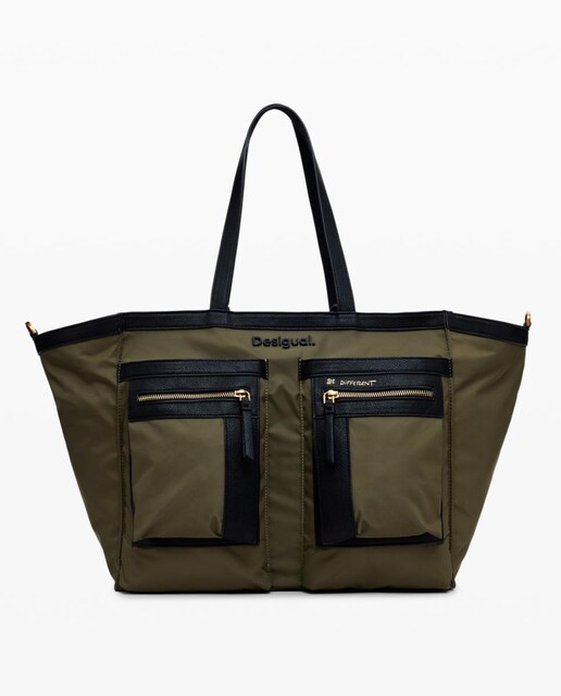 Imagen 0 de Bolso nylon multibolsillo de mujer