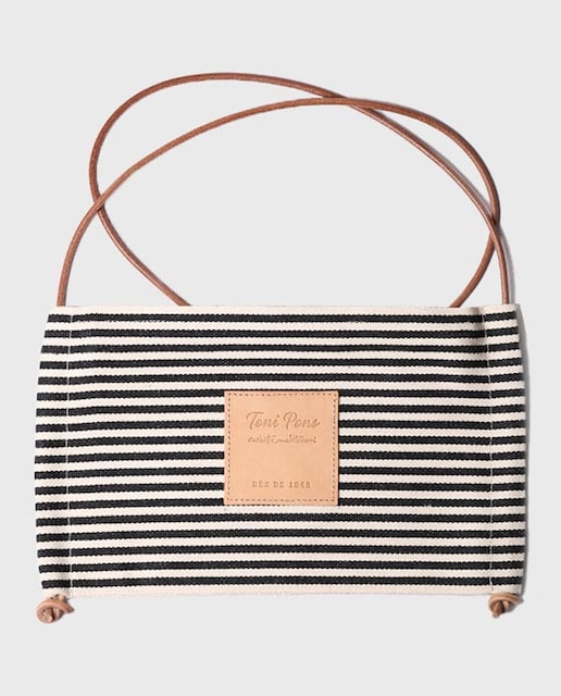 Imagen 0 de Bandolera de mujer de rayas de algodón