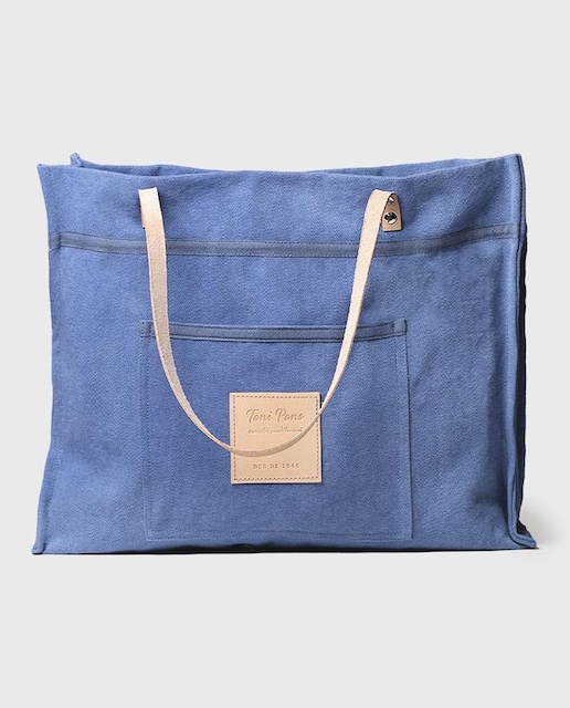 Imagen 0 de Bolso de hombro de mujer de tejido de algodón