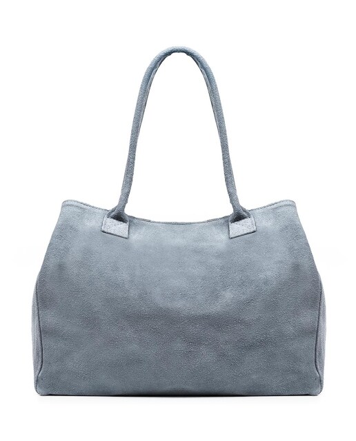 Imagen 0 de Annagrazia Bolso Shopper Mujer.Piel auténtica Gamuza.