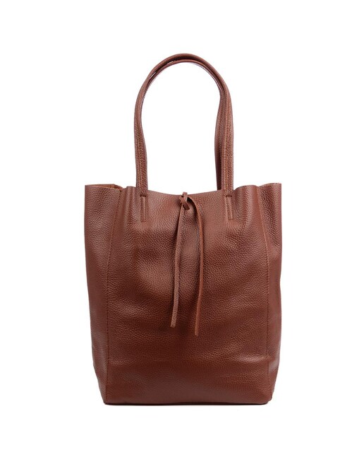 Imagen 0 de Sibari Bolso Shopper Mujer.Piel auténtica Dollaro