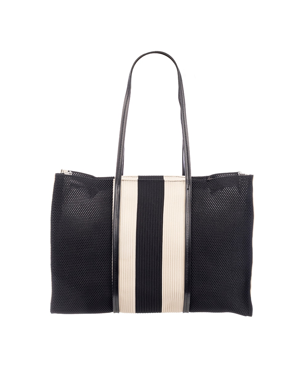 Imagen 0 de Borbore Bolso shopper Mujer. Fabricado en rafia sintética entrelazada.