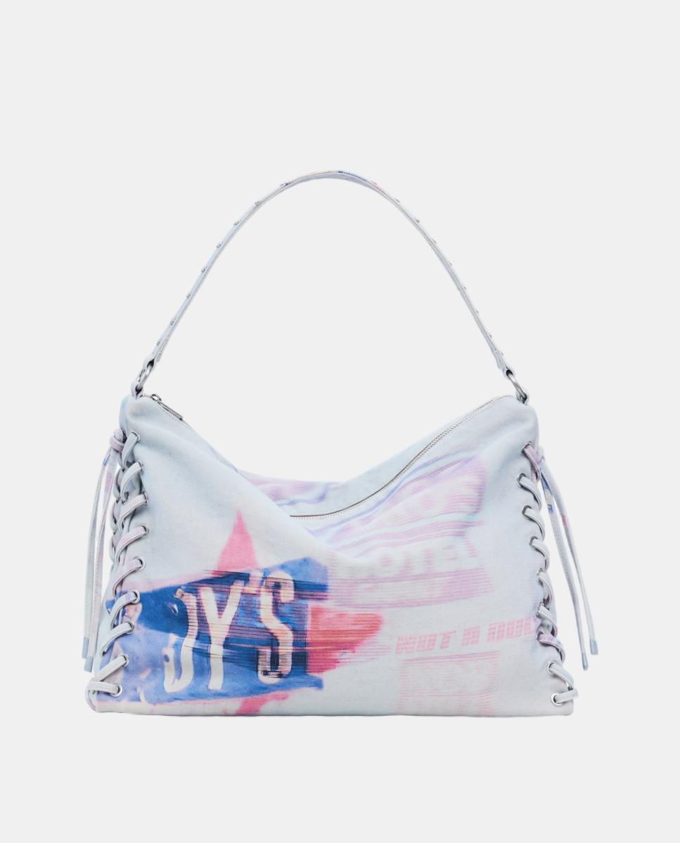 Imagen 0 de Bolso de hombro estampado mediano