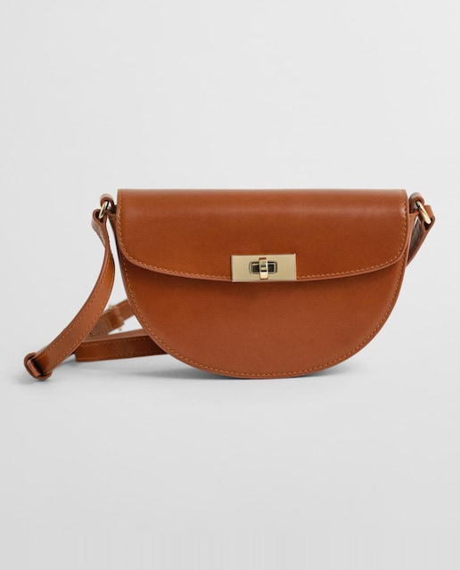 Imagen 0 de Bolso de hombro con correa de hombro ajustable con cierre con hebilla metálica.