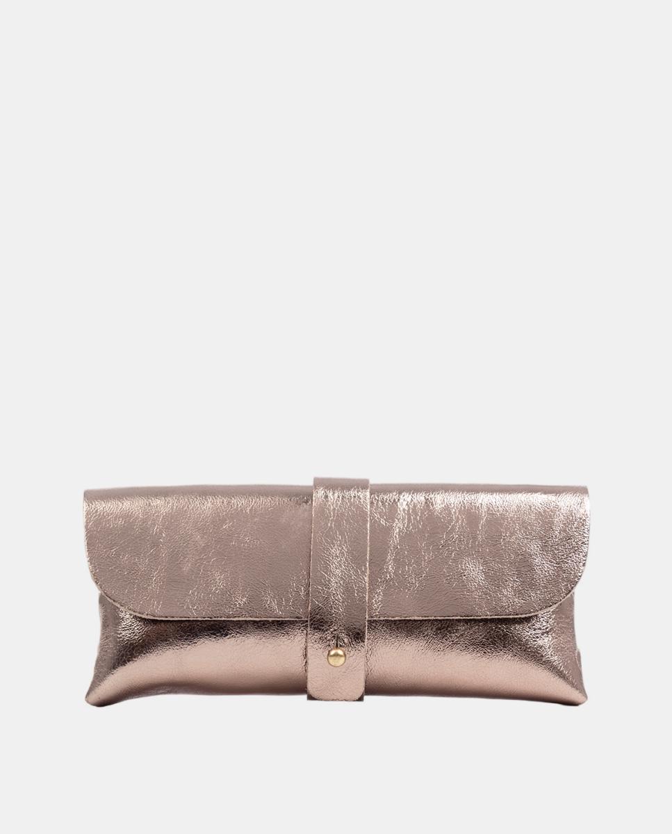 Imagen 0 de Argelato mini bolso de mano / cartera mujer. Piel auténtica Gamuza lacada brillante.