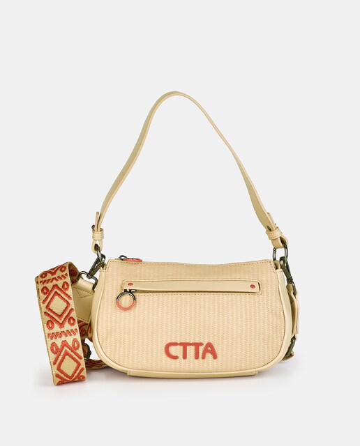 Imagen 0 de Crossbody de mujer con cierre cremallera y bandolera regulable para cruzar