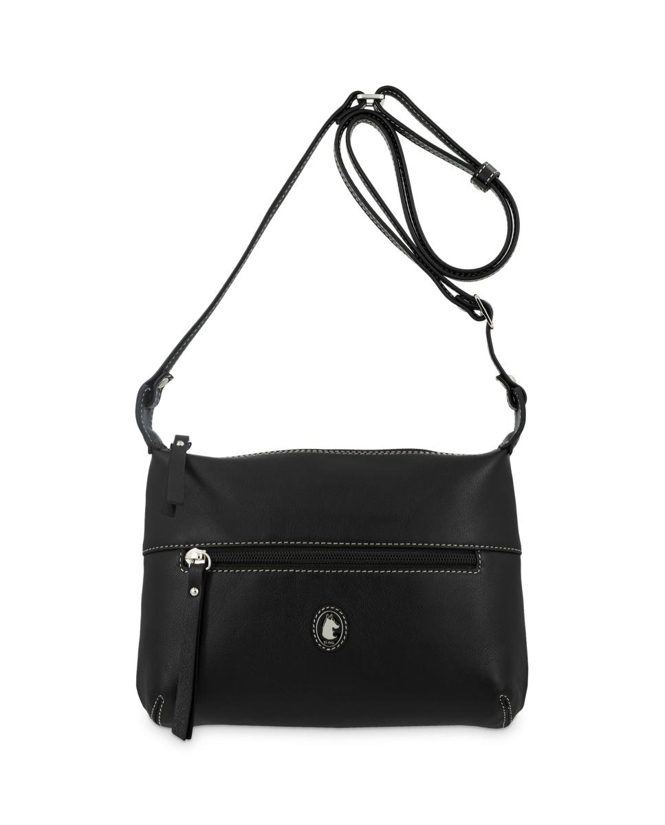 Imagen 0 de Bolso de mujer bandolera con asa de mano y asa extensible