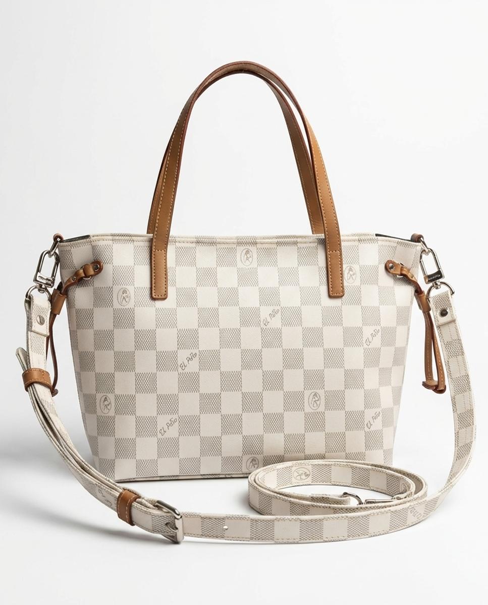 Imagen 0 de Bolso de mujer tipo cesta con asas de hombro