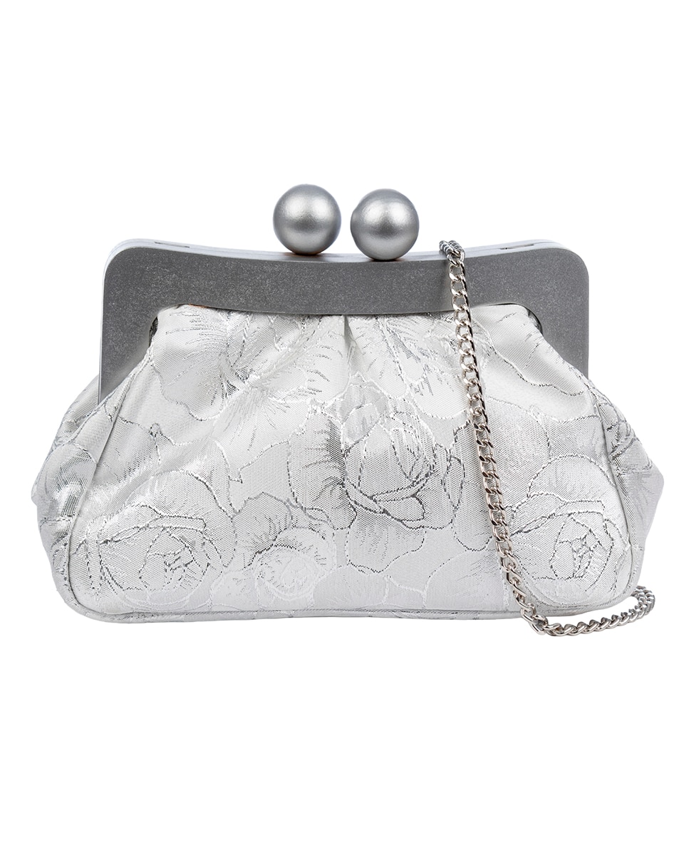 Imagen 0 de Bormida Bolso bandolera Mujer. Fabricado en madera y tela con diseños florales.