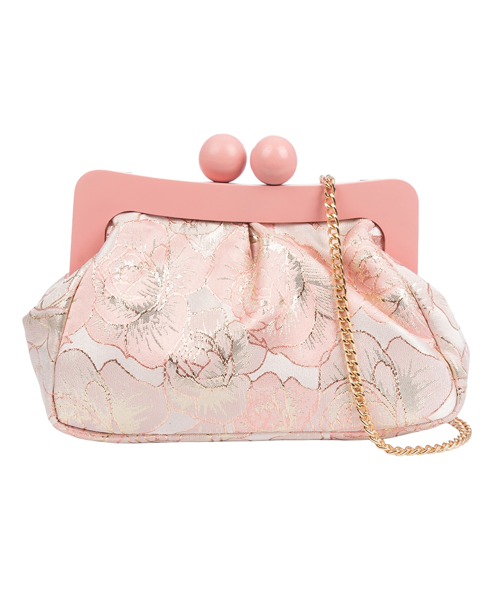 Imagen 0 de Bormida Bolso bandolera Mujer. Fabricado en madera y tela con diseños florales.