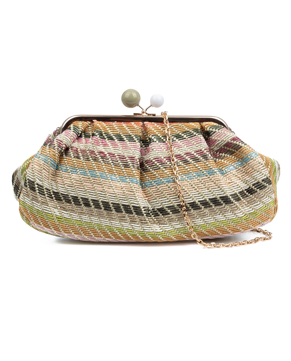 Imagen 0 de Boesio Bolso bandolera Mujer. Fabricado en rafia sintética entrelazada.