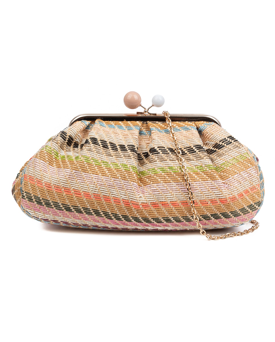 Imagen 0 de Boesio Bolso bandolera Mujer. Fabricado en rafia sintética entrelazada.