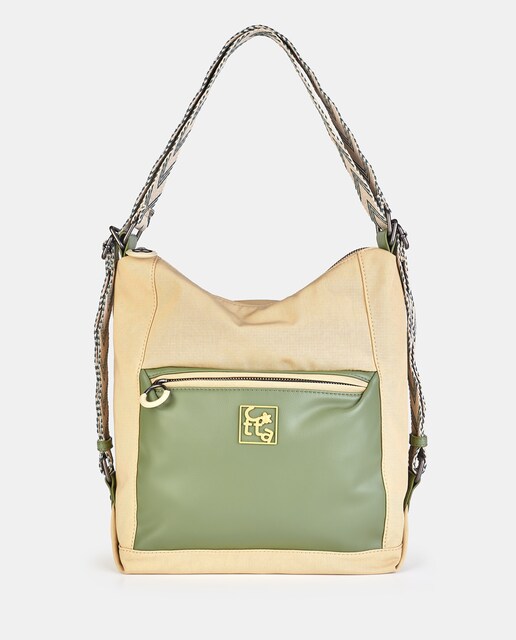 Imagen 0 de Bolso-mochila de mujer con cierre cremallera