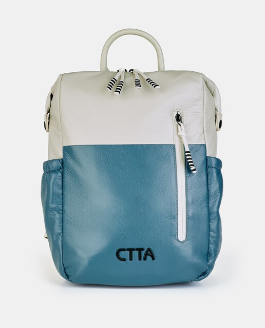 Imagen 0 de Mochila portatil para mujer con cierre cremallera y dos asas largas regulables