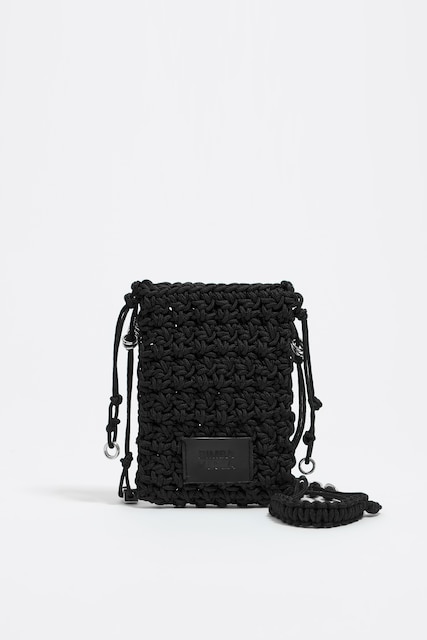 Imagen 0 de Bolso plano mini trenzado de mujer