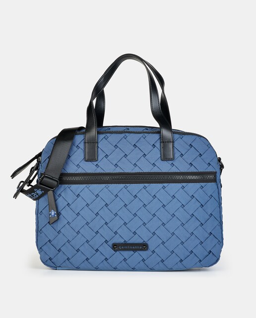 Imagen 0 de Cartera documentos para mujer con cierre cremallera y bandolera regulable para cruzar