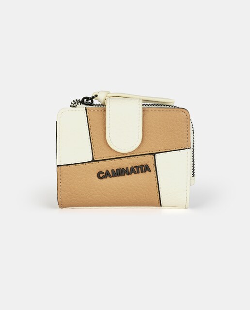 Imagen 0 de Billetero para mujer con cierre broche y cremallera