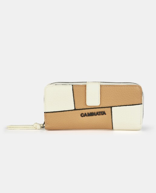 Imagen 0 de Billetero para mujer con cierre broche y cremallera