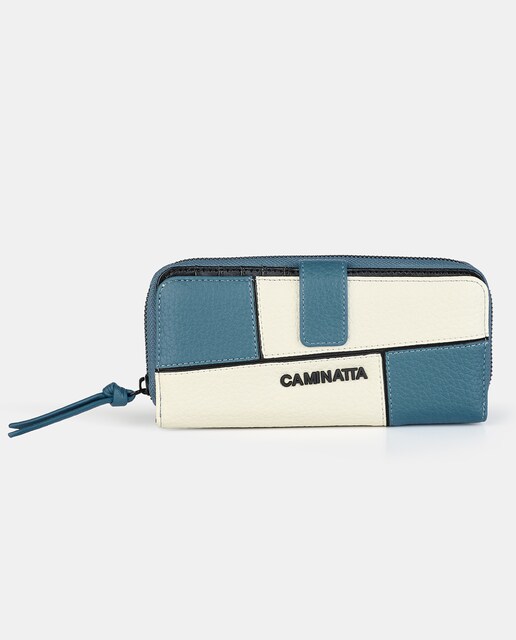 Imagen 0 de Billetero para mujer con cierre broche y cremallera