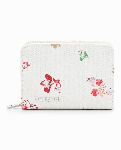 Imagen 0 de Cartera S textura flores de mujer