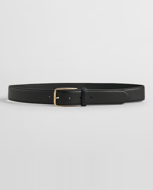 Imagen 0 de cinturón de mujer en piel acolchada con una hebilla en tono dorado