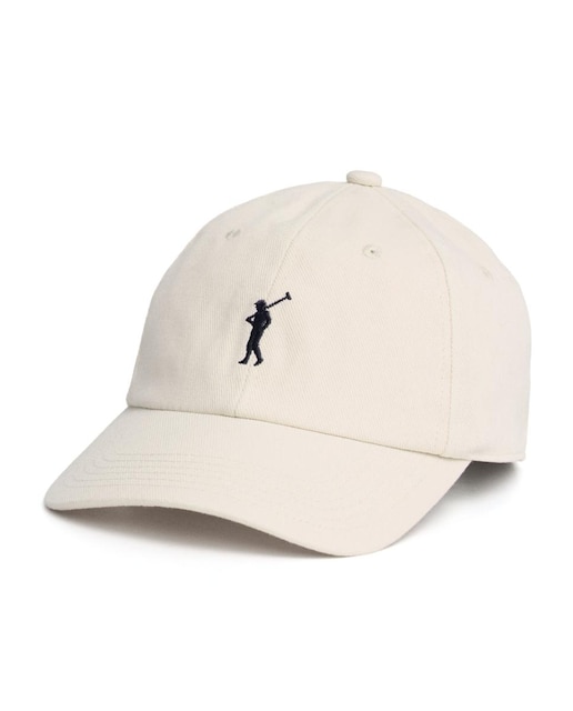 Imagen 0 de Gorra unisex de seis paneles confeccionada en algodón tipo sarga, con hebilla ajustable en la parte trasera