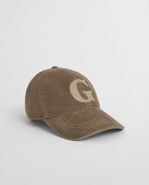 Imagen 0 de Gorra de pana con bordado frontal