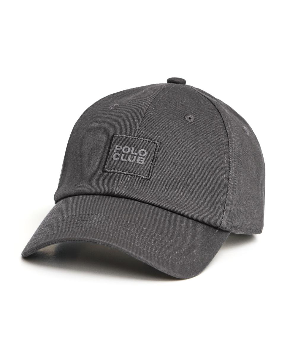 Imagen 0 de Gorra de algodón unisex con diseño de seis paneles y cierre ajustable