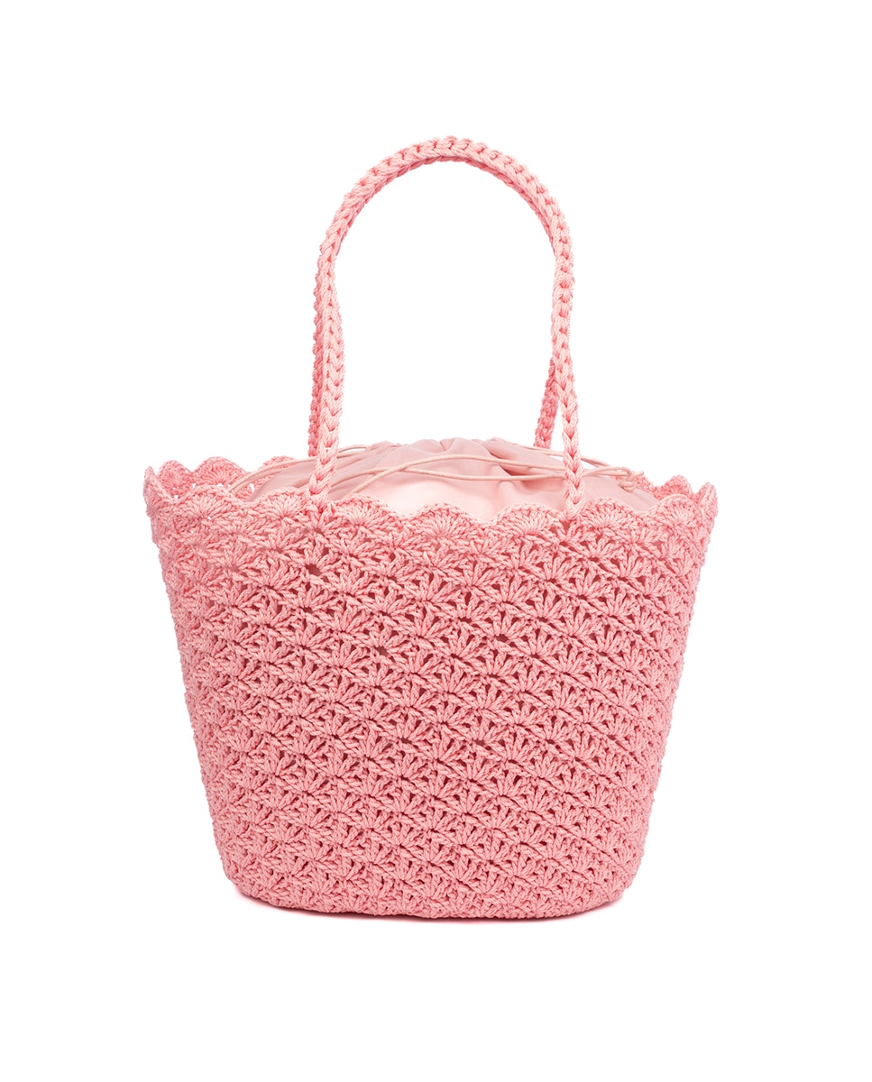 Imagen 0 de Basentello Bolso de hombro Mujer. Fabricado en algodón tejido artesanal a mano.