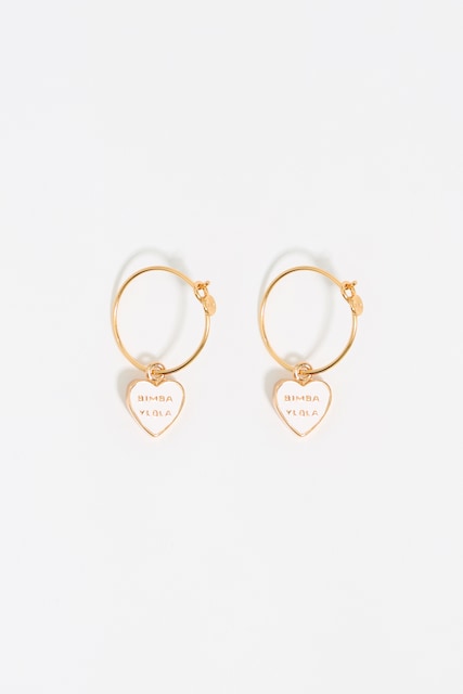 Imagen 0 de Pendientes aro logo Corazón  de mujer