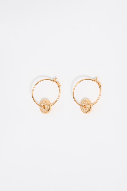 Imagen 0 de Pendientes aro logo corazón  de mujer