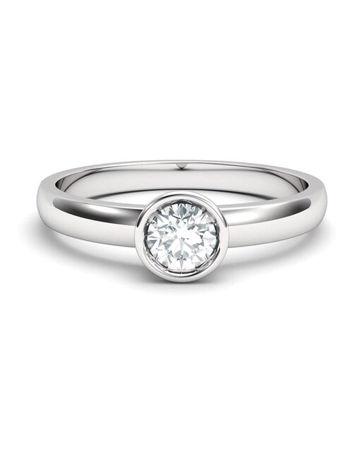 Imagen 0 de Anillo oro diamante 0,25 ct