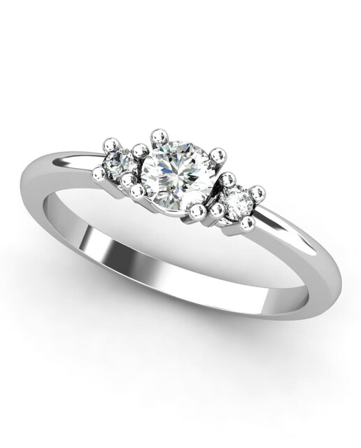 Imagen 0 de Anillo oro diamante 0,32 ct