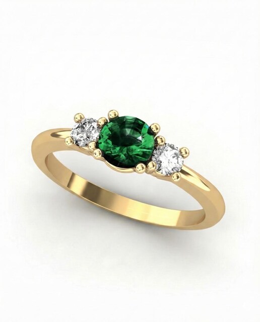 Imagen 0 de Anillo oro diamante 0.22 ct